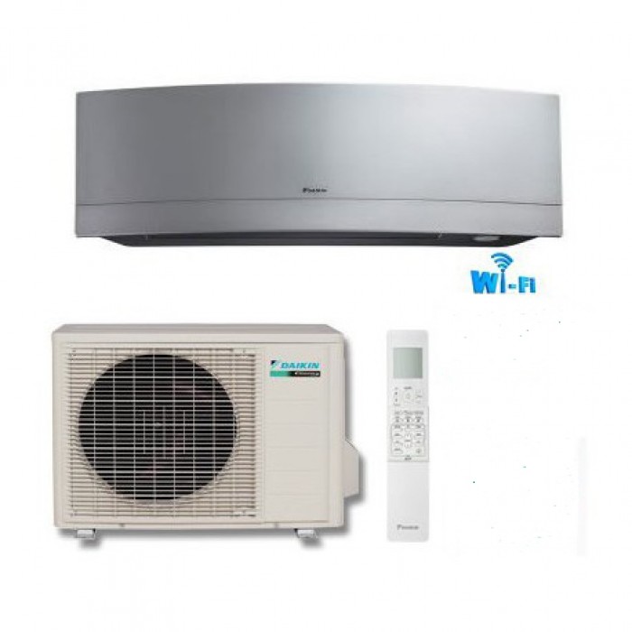 Климатик Daikin FTXJ50AS9/RXJ50A9 Emura Silver R32 + WiFi, Клас охлаждане A++ / Клас отопление A++