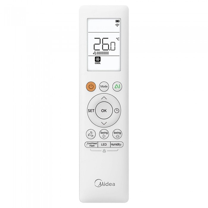Kлиматик Midea Solstice EZB-09RD6-I BLACK - инверторен климатик с изкуствен интелект, Клас охлаждане A+++/ Клас отопление A++