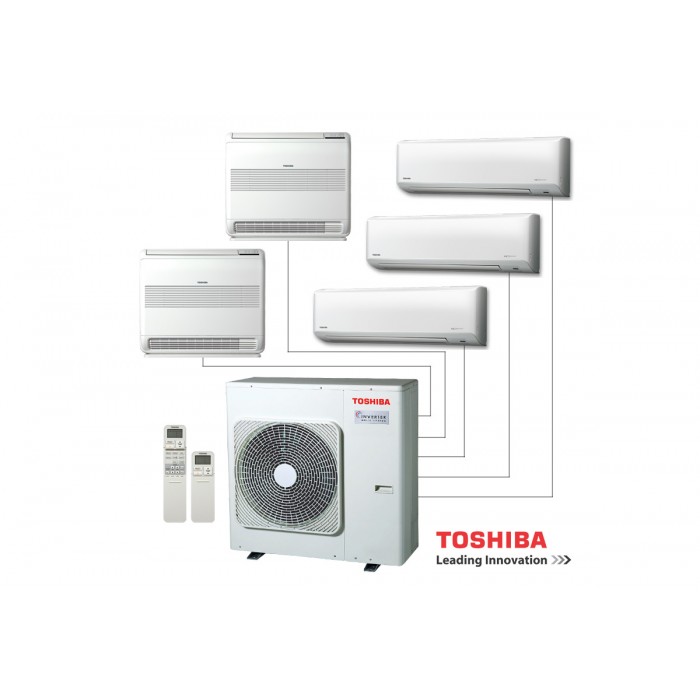 Мултисплит система Toshiba RAS-5M34G3AVG-E1 – външно тяло Мултисплит система Toshiba RAS-5M34G3AVG-E1 – външно тяло